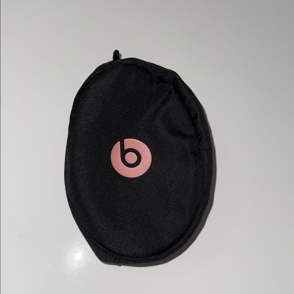 BEAST FASHION Black Electronics Case with Pink Accent